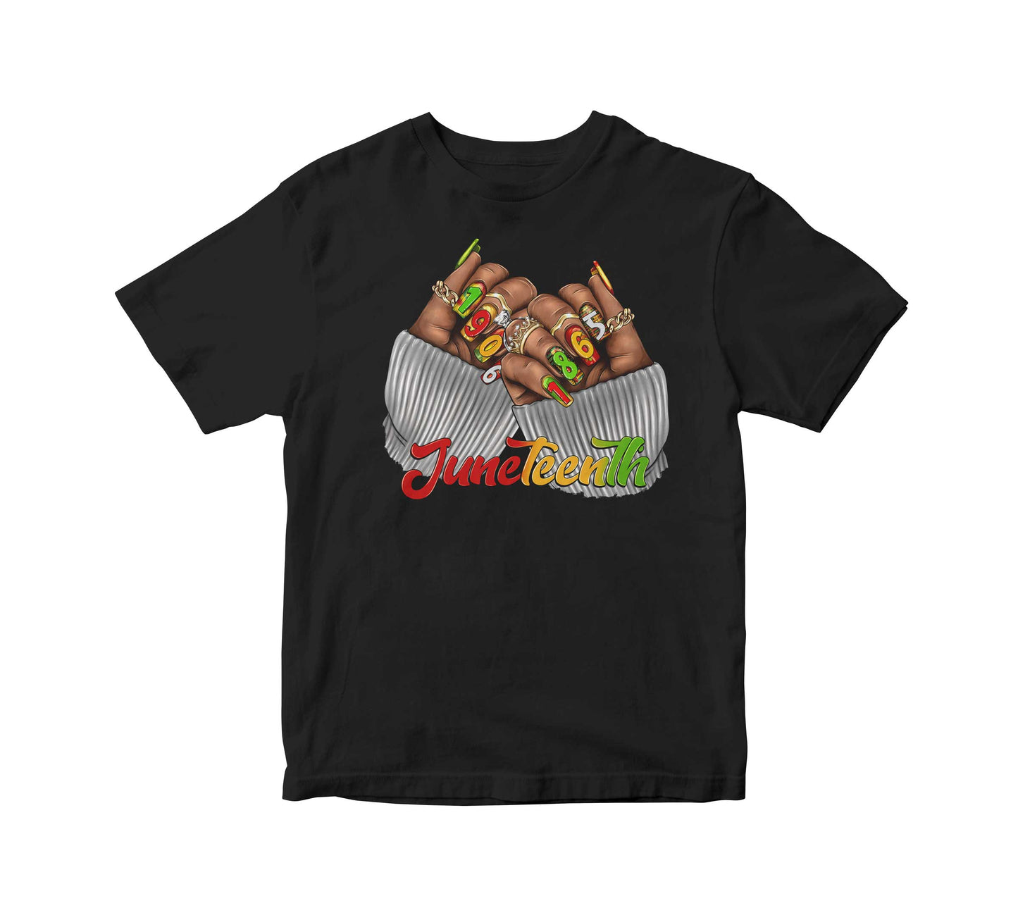 Juneteeth Hands Adult Unisex T-Shirt