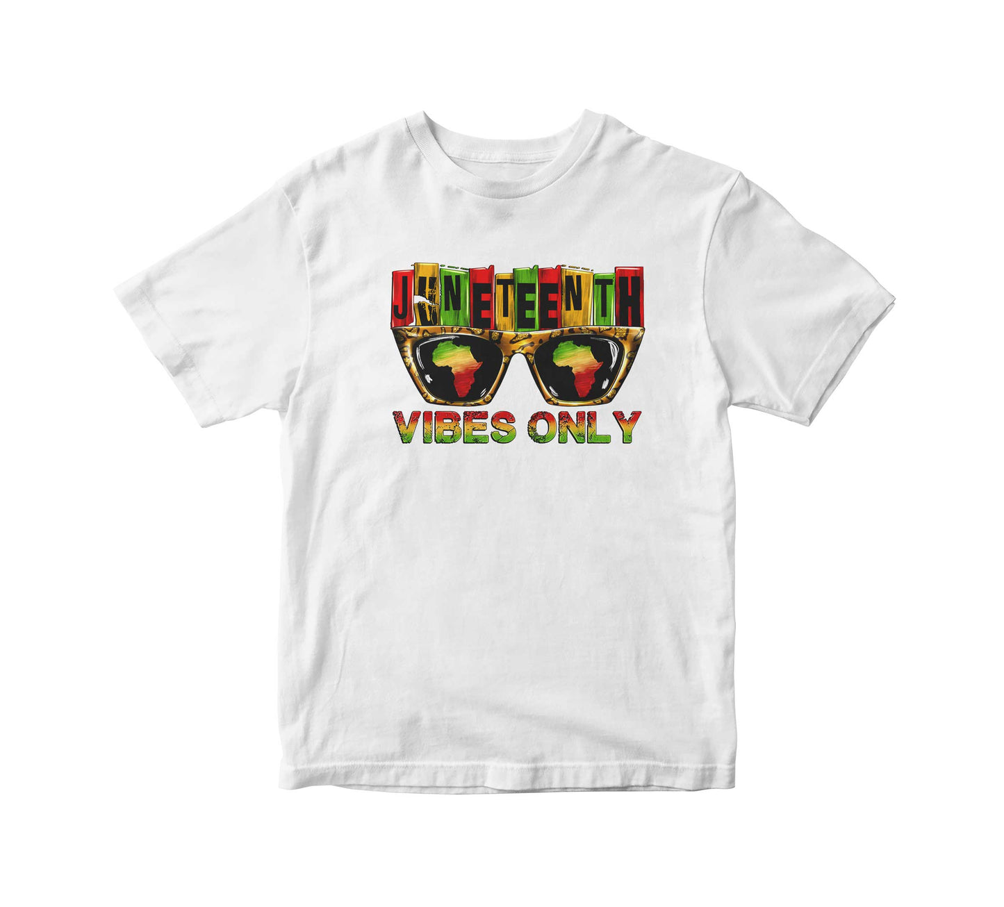 Juneteenth Vibes Only Adult Unisex T-Shirt