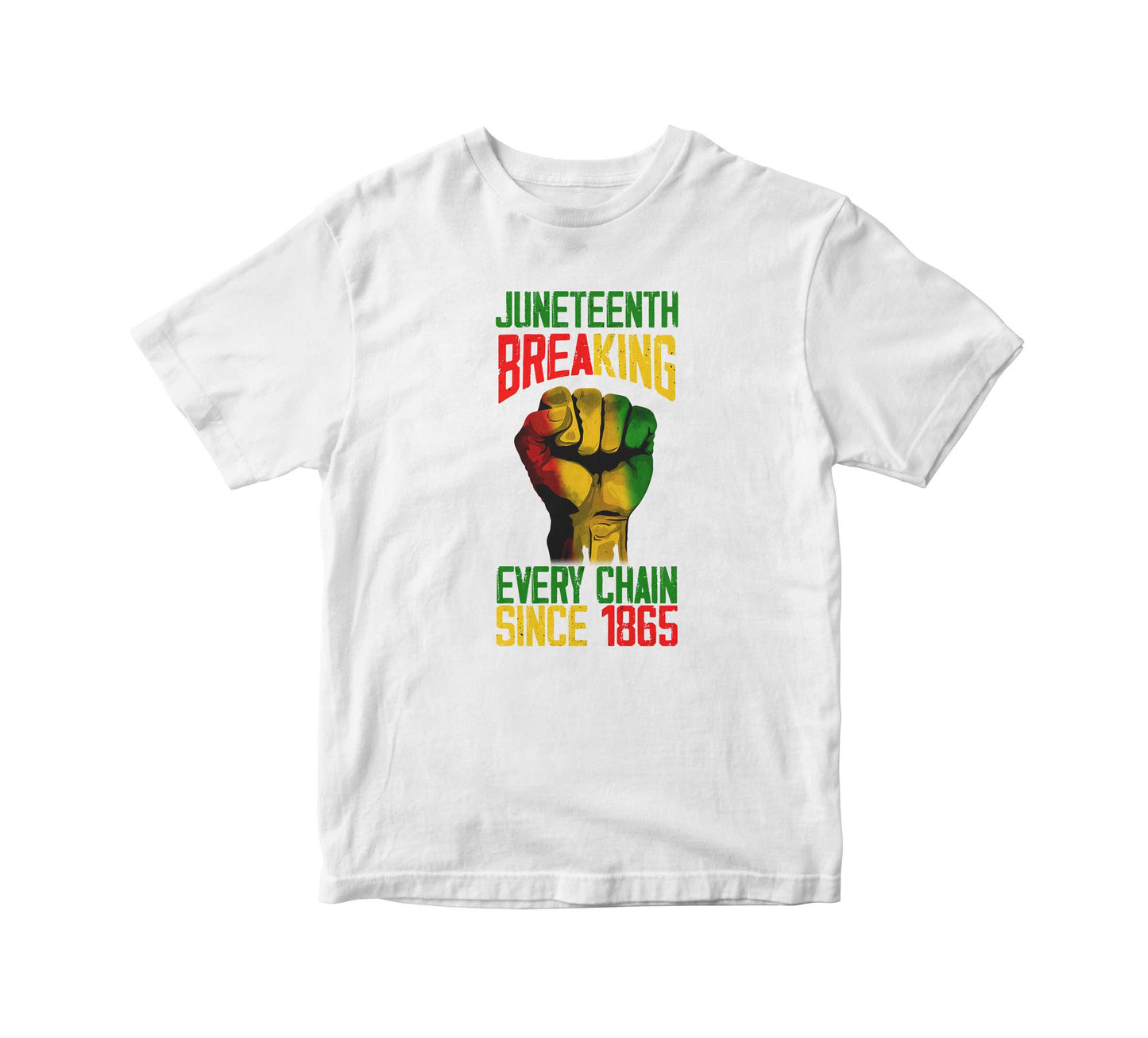 Juneteenth Breaking Every Chain Adult Unisex T-Shirt