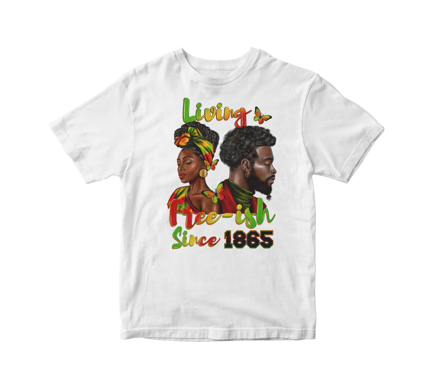 Living Freeish Since 1865 Adult Unisex T-Shirt