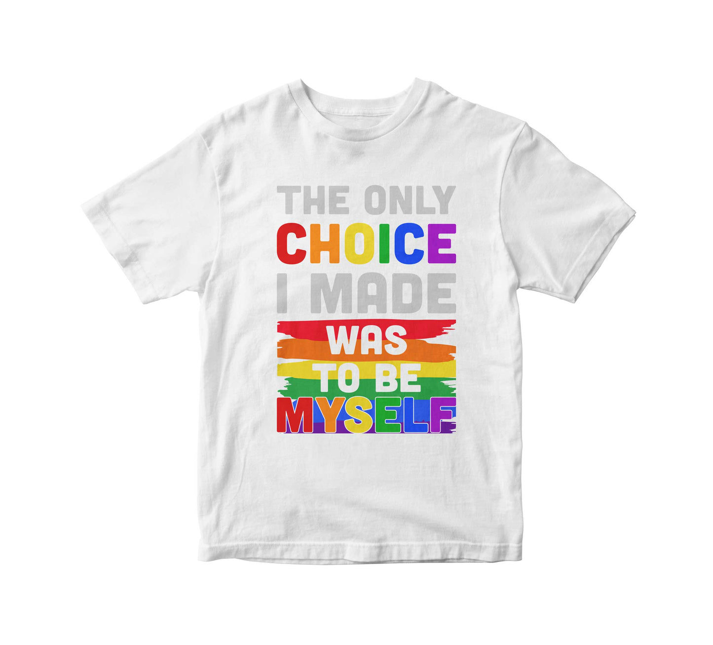 The Only Choice I Made Pride Adult Unisex T-Shirt