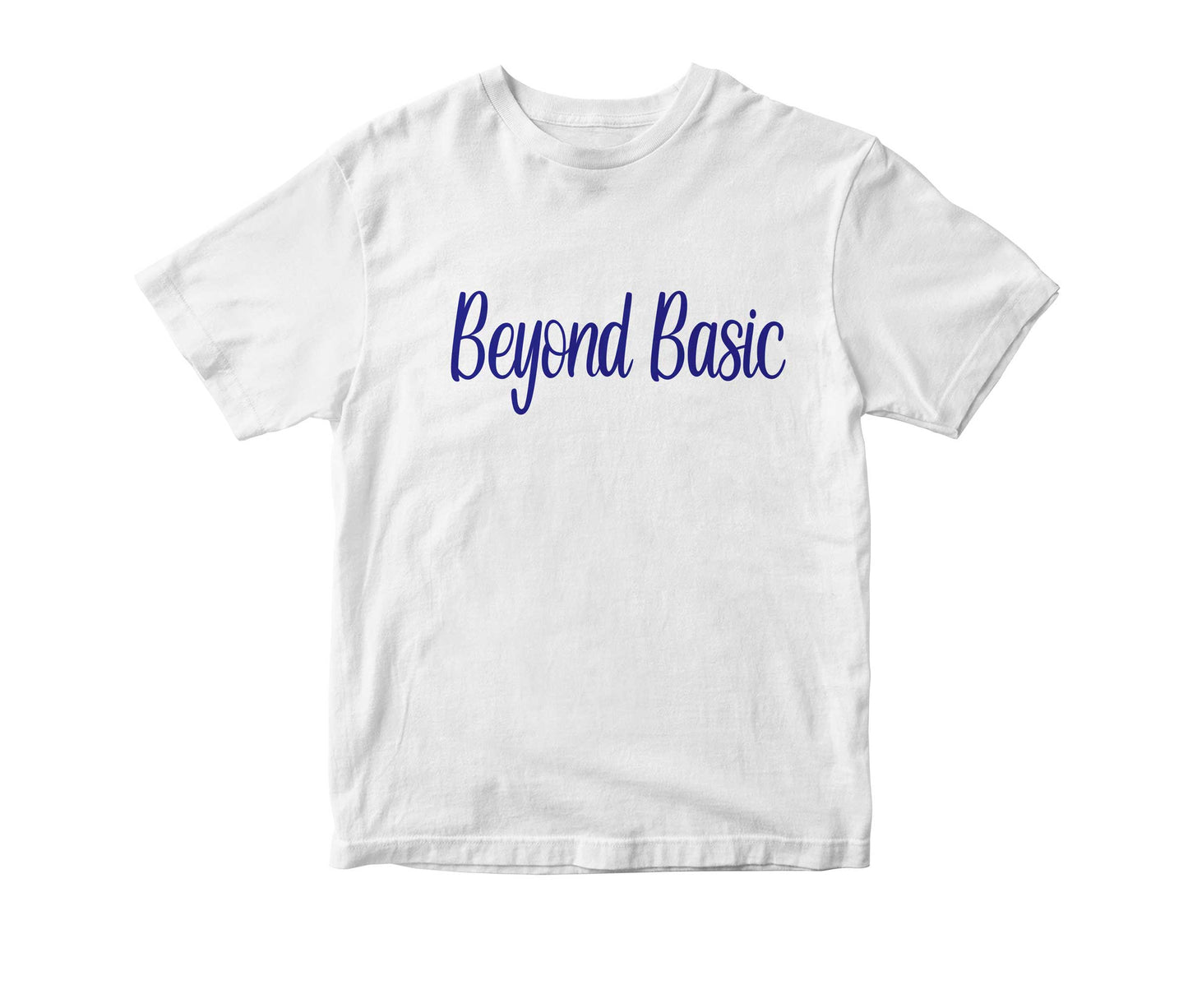 Beyond Basic Script Blue Kids Unisex T-Shirt