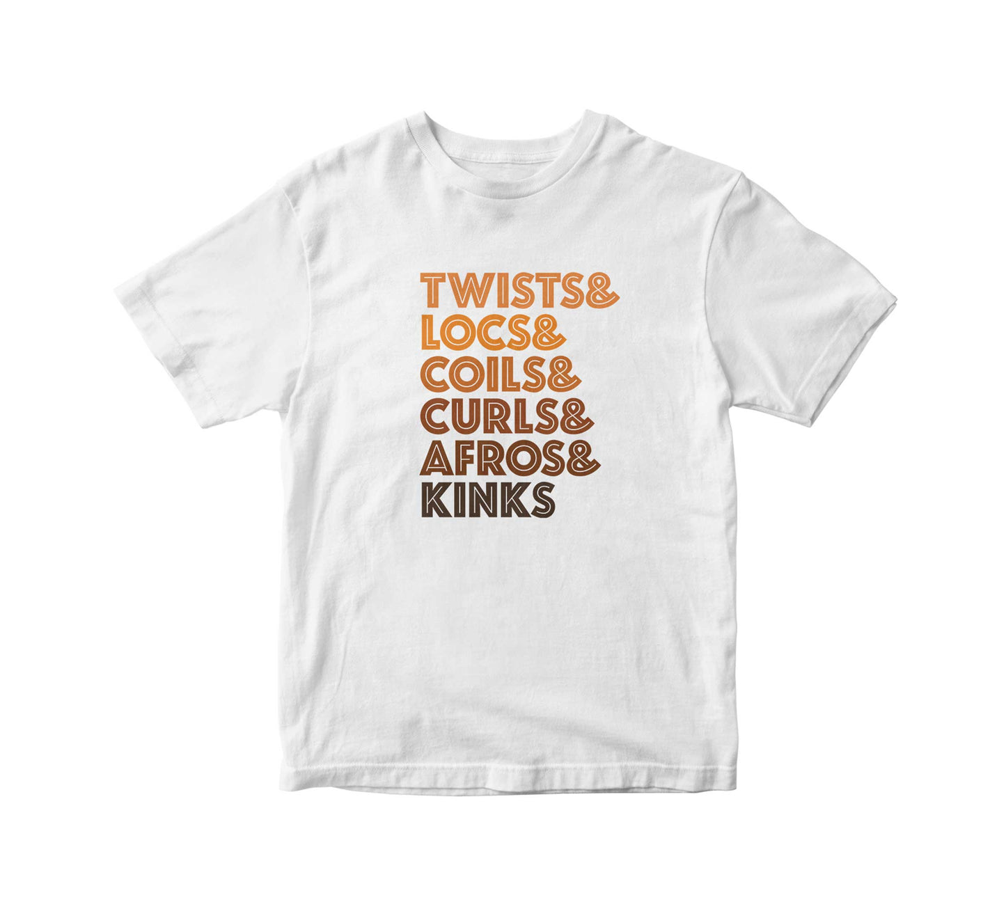 Twists, Locs, Coils, Afros, Kinks Adult Unisex T-Shirt