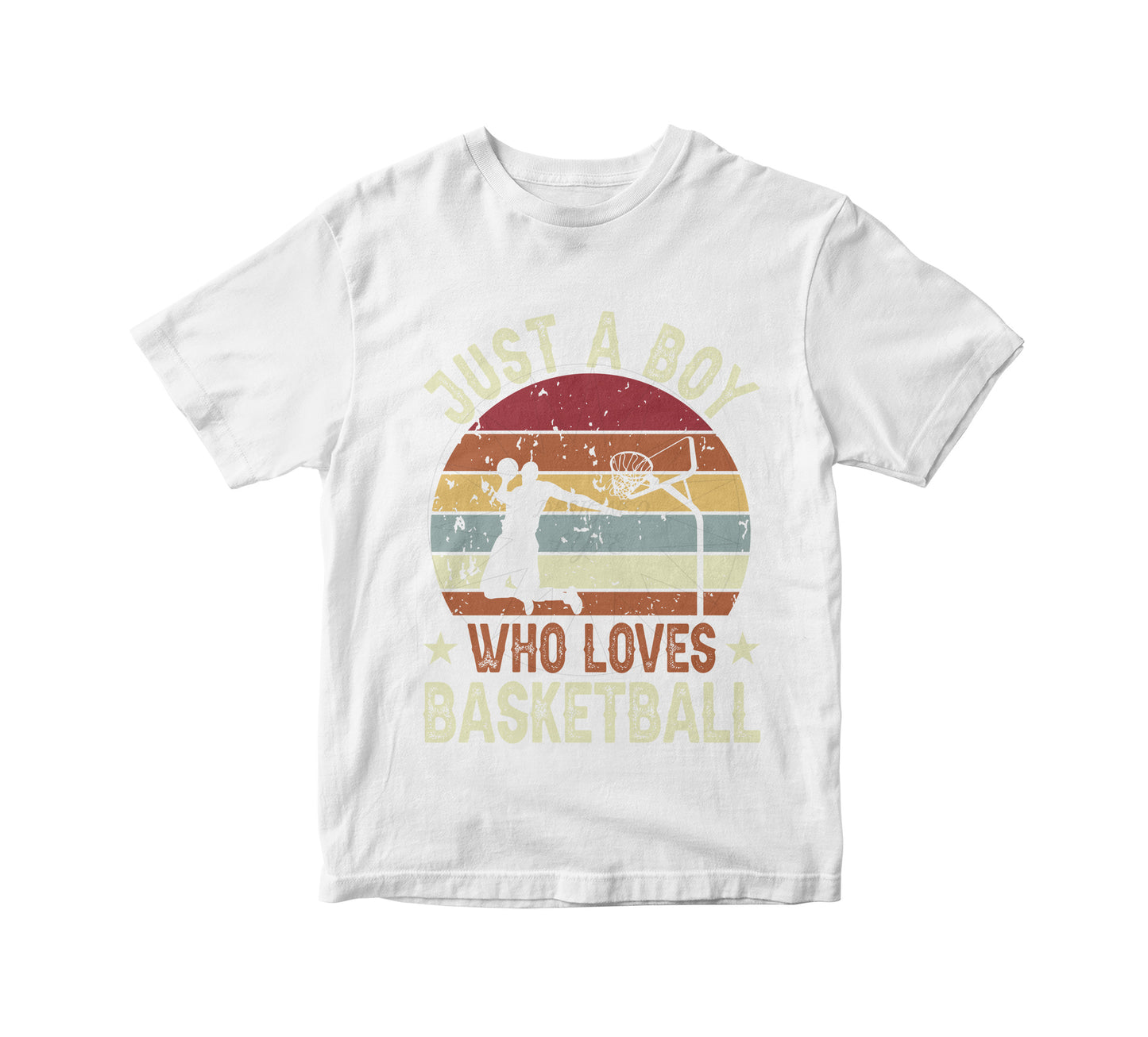 Just A Boy Who Love Basketball Kids Unisex T-Shirt