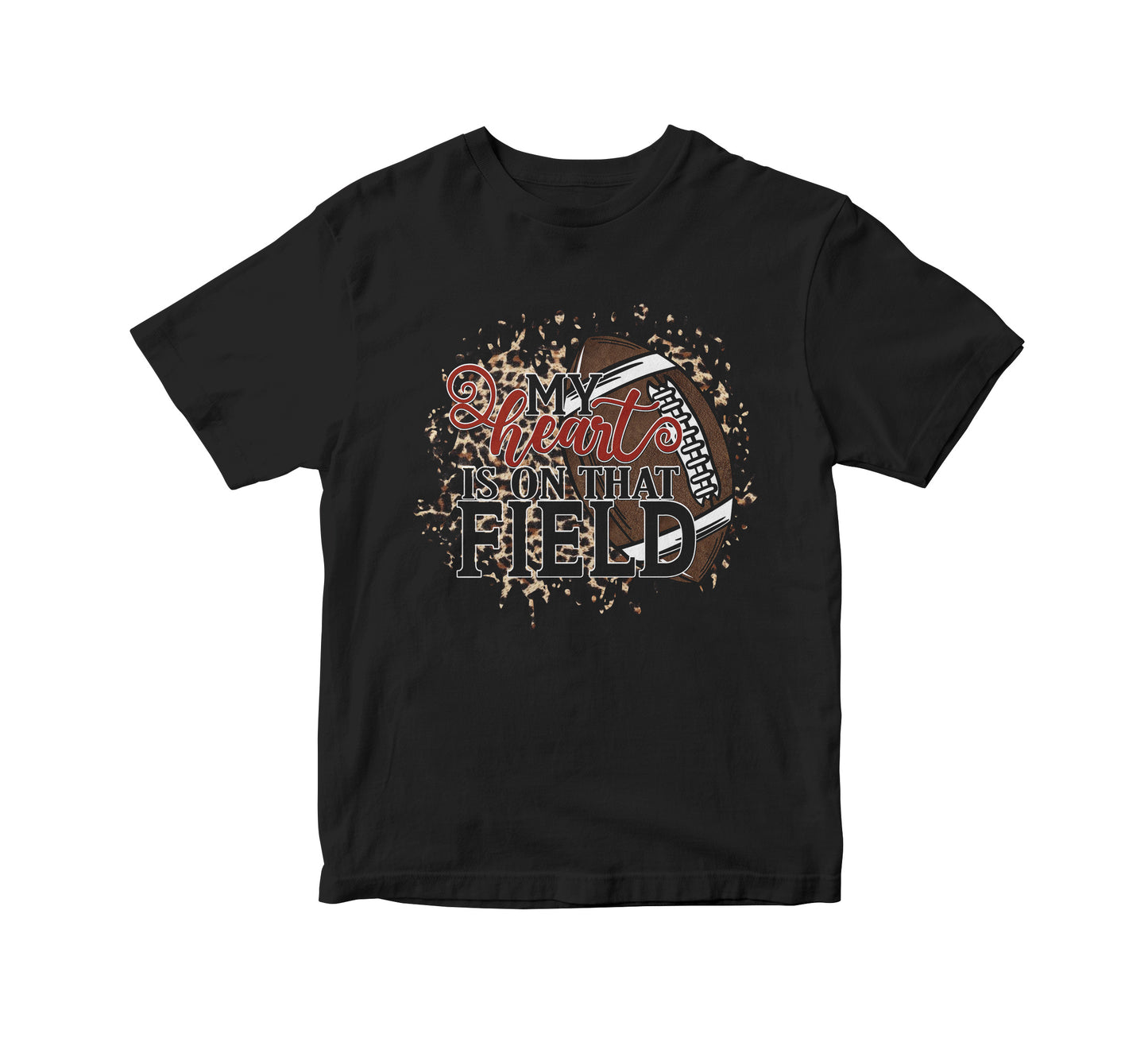 Heart On The Field Football Adult Unisex T-Shirt