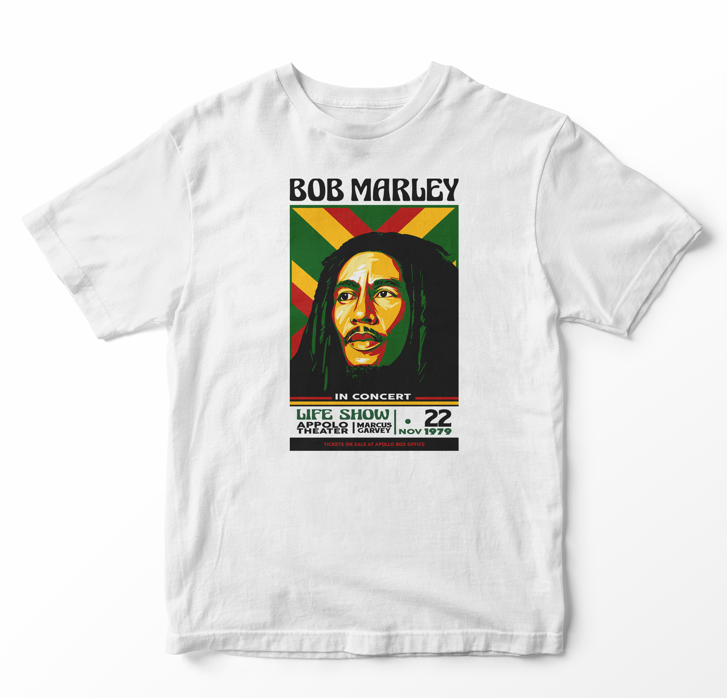 Marley In Concert Adult Unisex T-Shirt