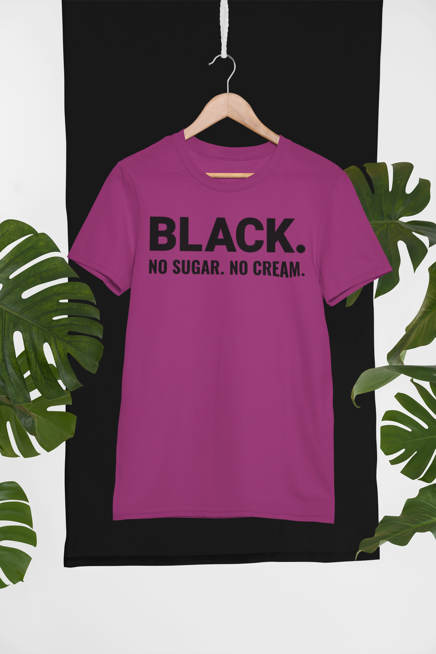 Black No Sugar No Cream (DTF Transfer)