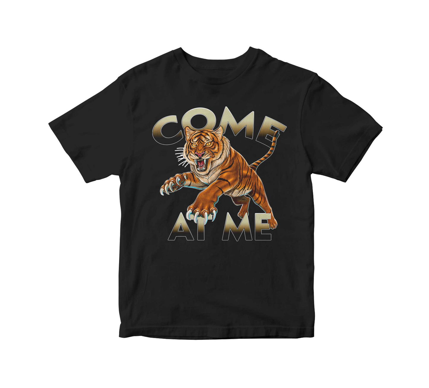 Come At Me Tiger Adult Unisex T-Shirt