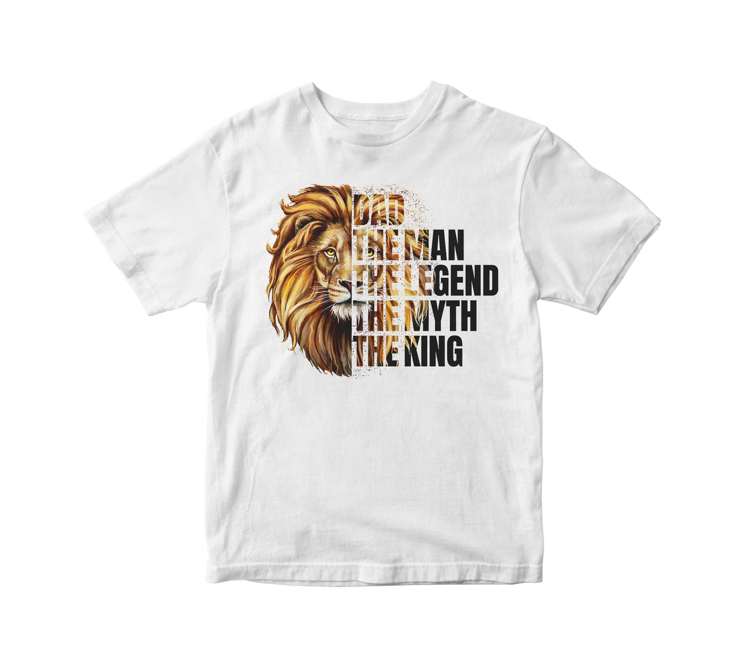 Dad Man Legend Myth King Adult Unisex T-Shirt