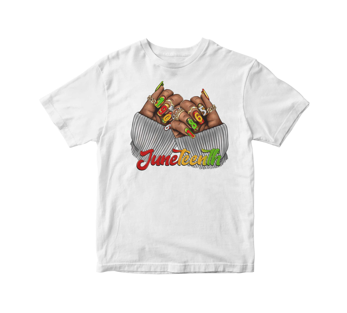 Juneteeth Hands Adult Unisex T-Shirt
