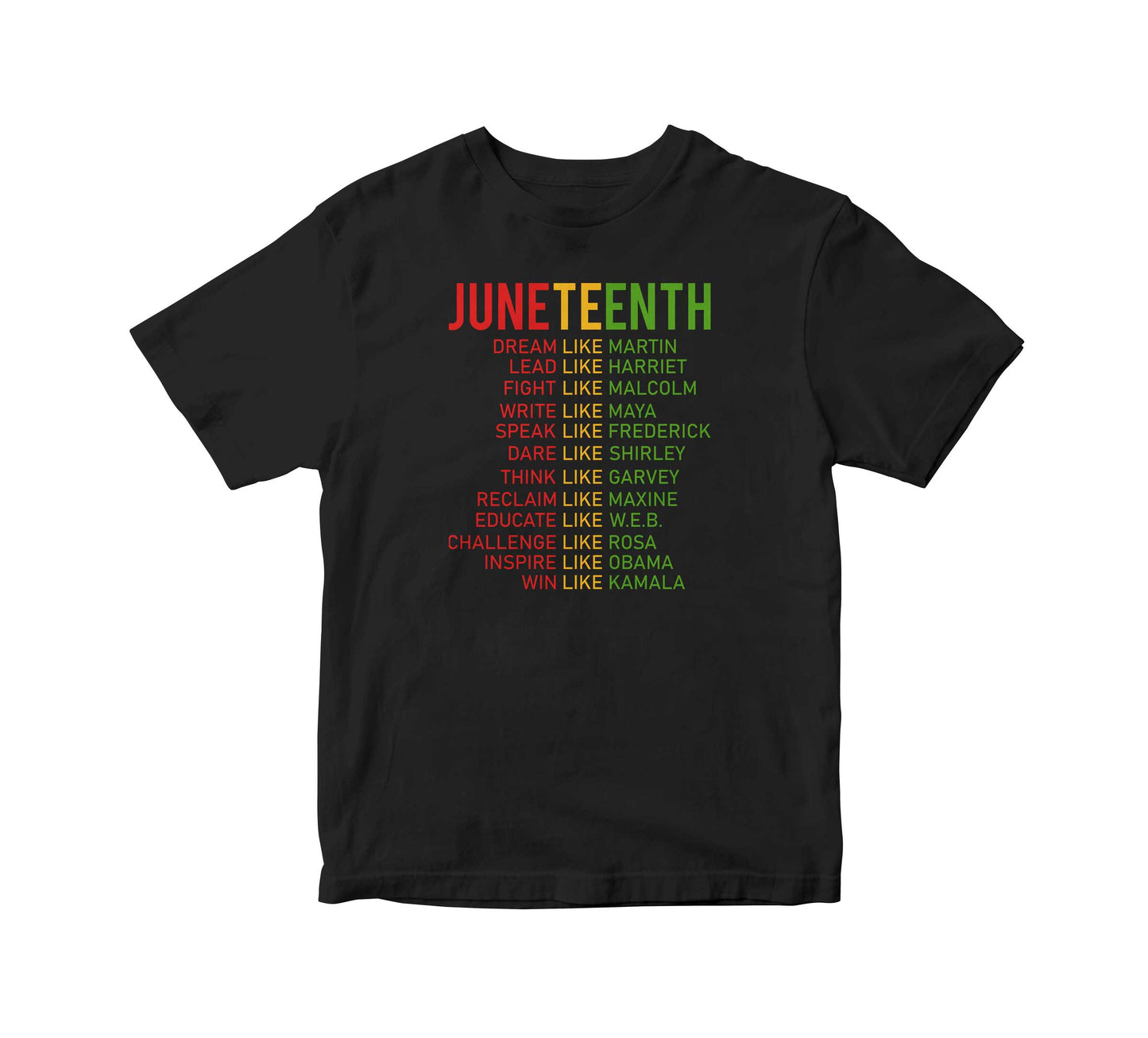 Juneteenth Inspiration Adult Unisex T-Shirt