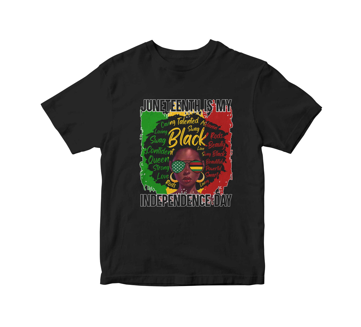 Juneteenth Is My Independence Day Adult Unisex T-Shirt