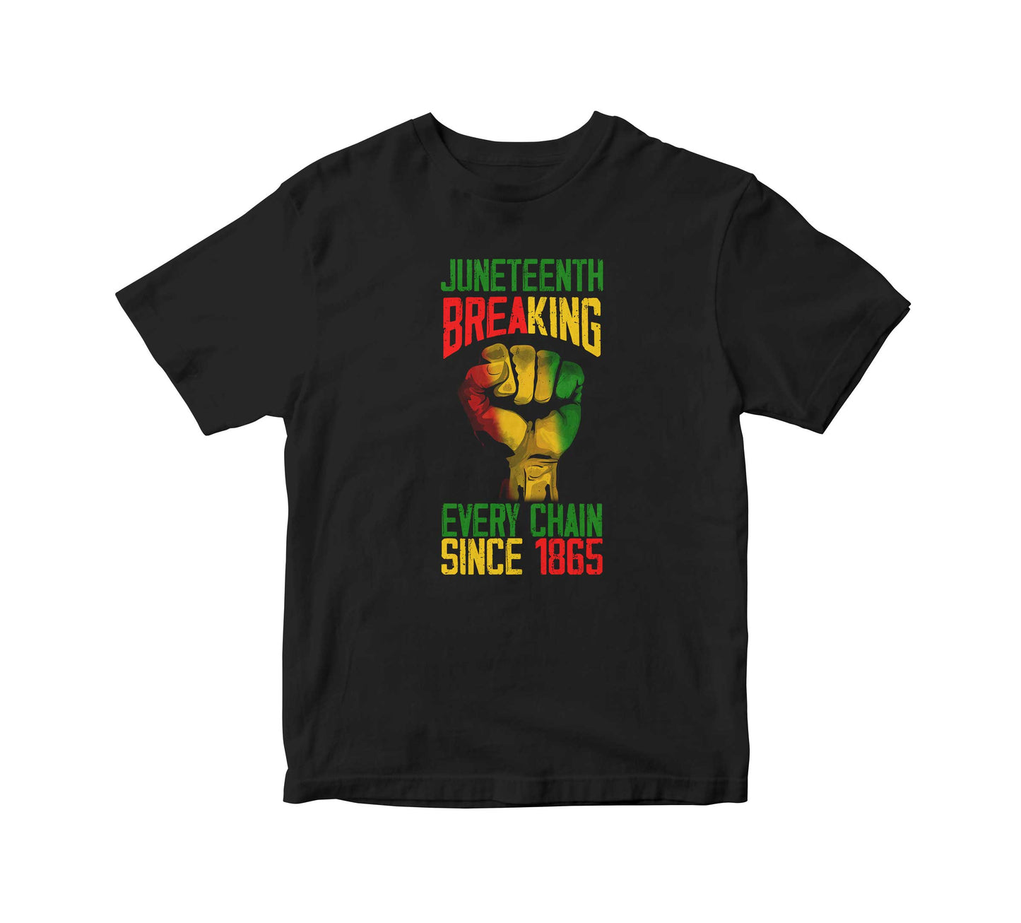Juneteenth Breaking Every Chain Adult Unisex T-Shirt