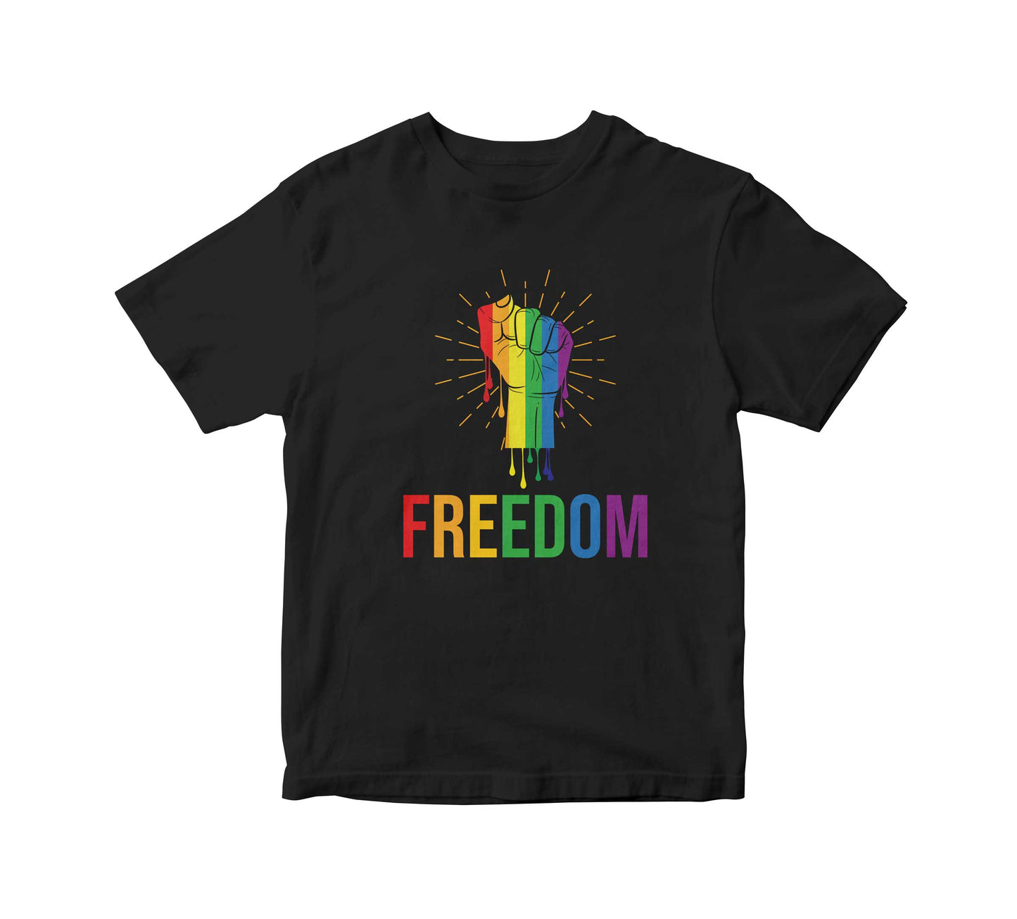 LGBTQ+ Freedom Adult Unisex T-Shirt
