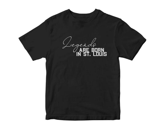 Legends are Born in STL Adult Unisex T-Shirt