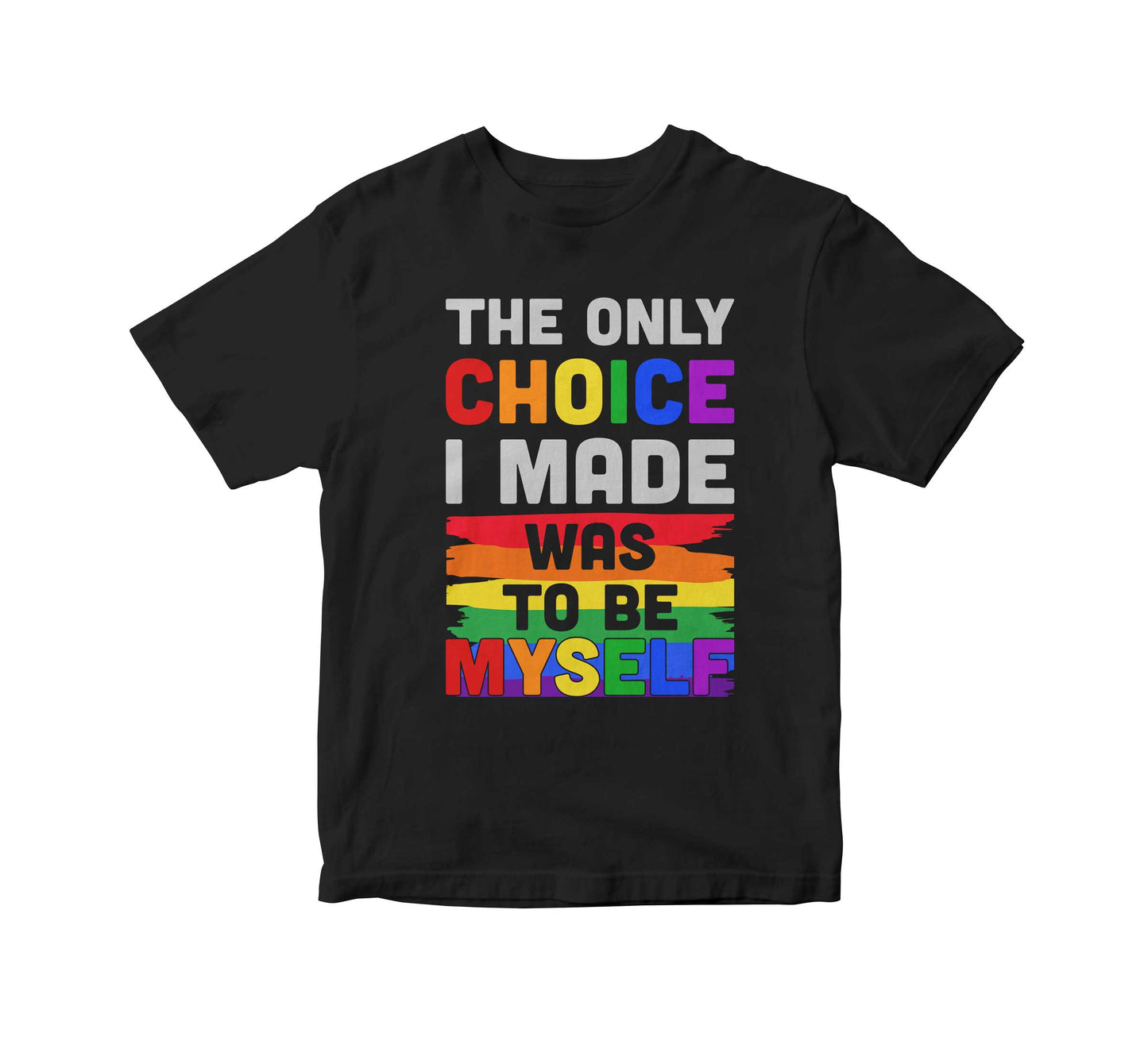 The Only Choice I Made Pride Adult Unisex T-Shirt