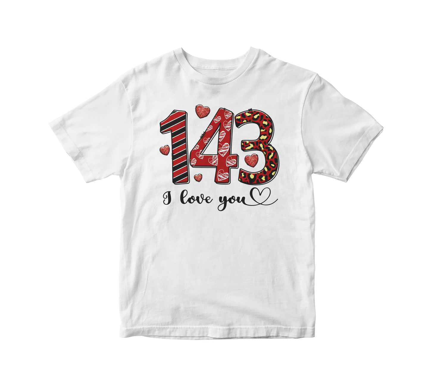 143 I Love You Adult Unisex T-Shirt