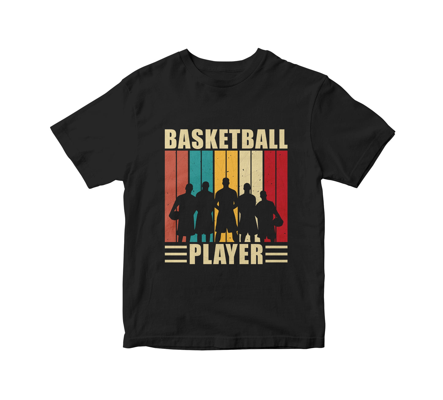 Basketball Retro Player Kids Unisex T-Shirt