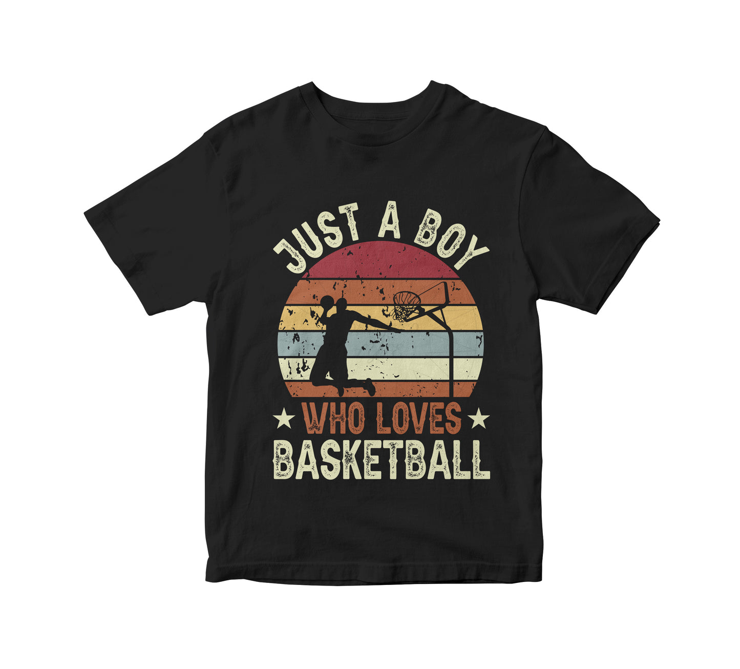 Just A Boy Who Love Basketball Kids Unisex T-Shirt