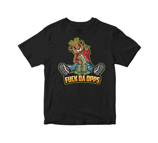 F Da Opps Bear Adult Unisex T-Shirt
