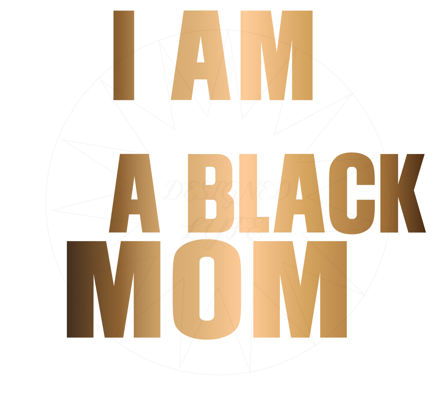 I Am A Black Mom (DTF Transfer)
