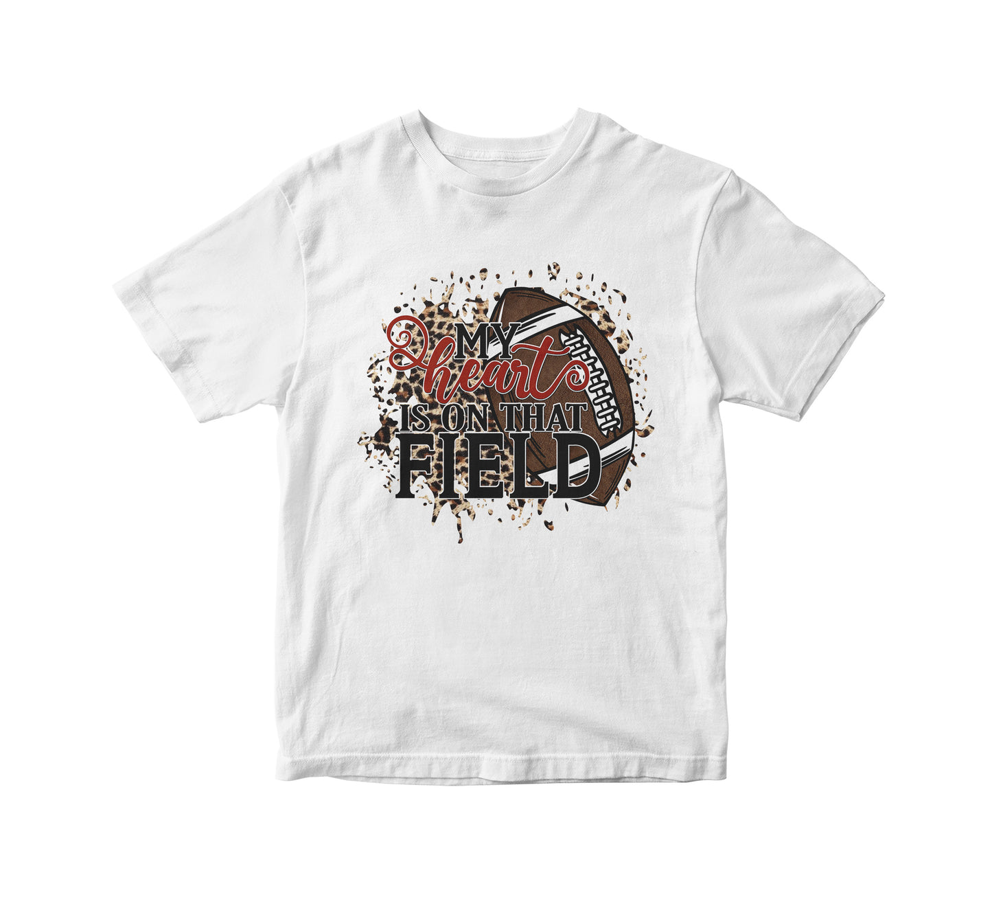 Heart On The Field Football Adult Unisex T-Shirt