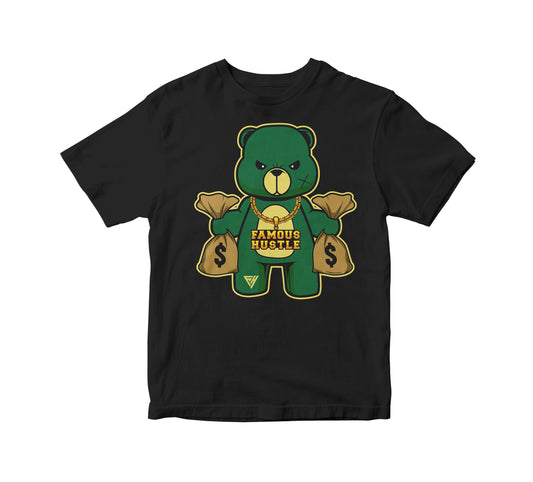 Hustle Money Bear Adult Unisex T-Shirt