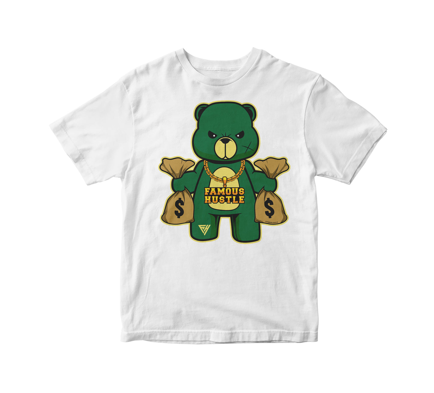 Hustle Money Bear Adult Unisex T-Shirt