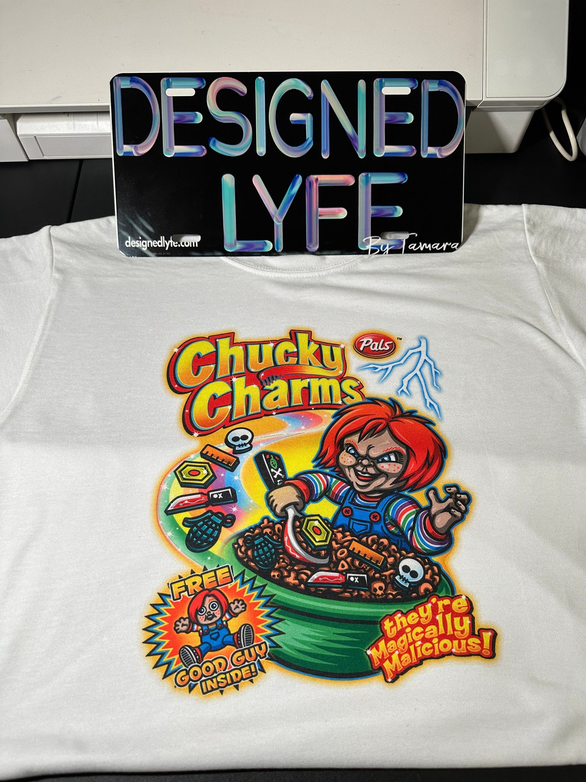 Chucky Charms Shirt pressed