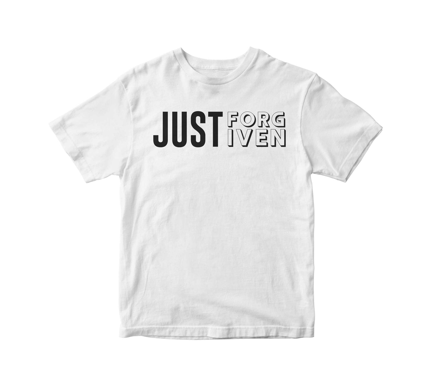 Just Forgiven Outline Kids Unisex T-Shirt
