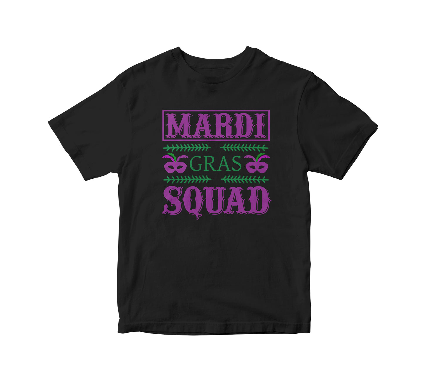 Mardi Gras Squad Adult Unisex T-Shirt