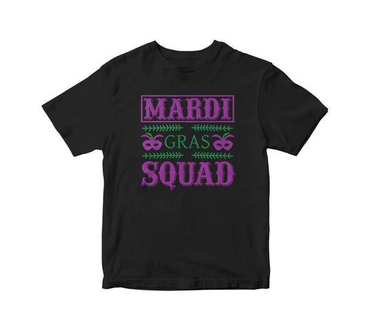 Mardi Gras Squad Adult Unisex T-Shirt