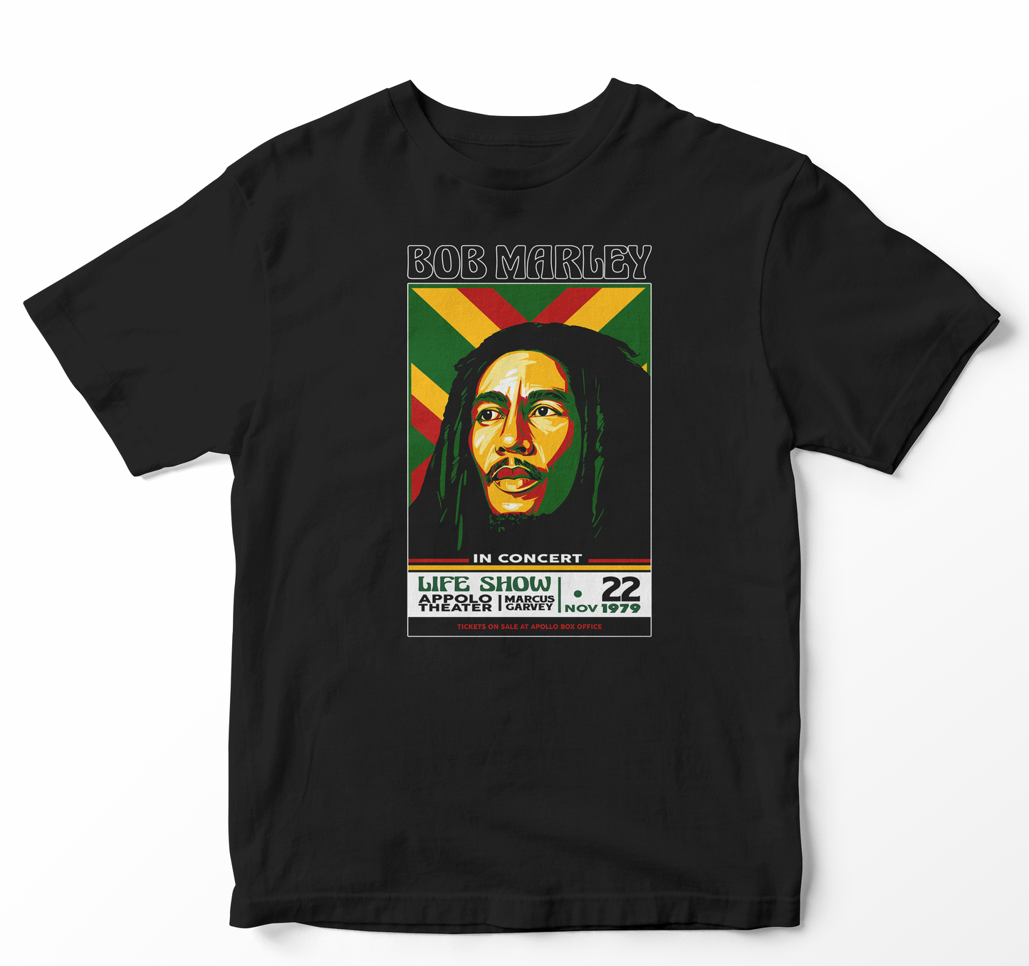 Marley In Concert Adult Unisex T-Shirt