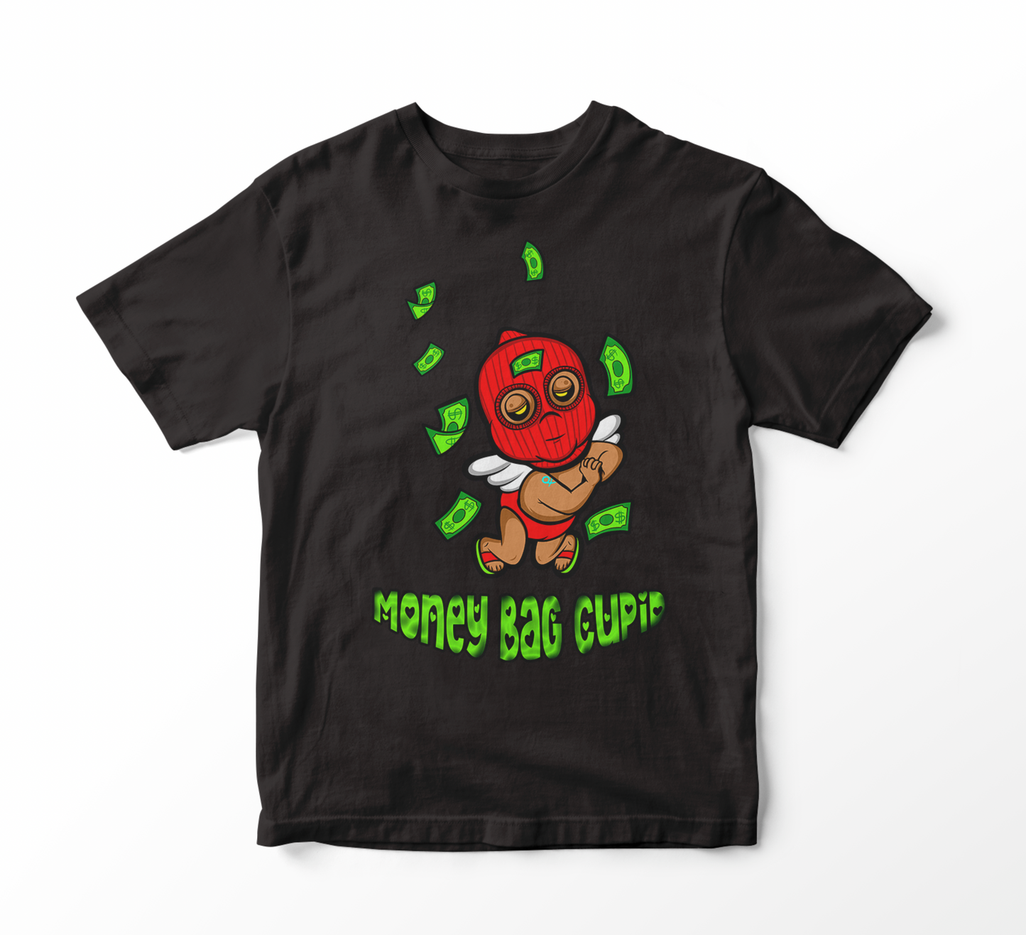 Money Bag Cupid Adult Unisex T-Shirt