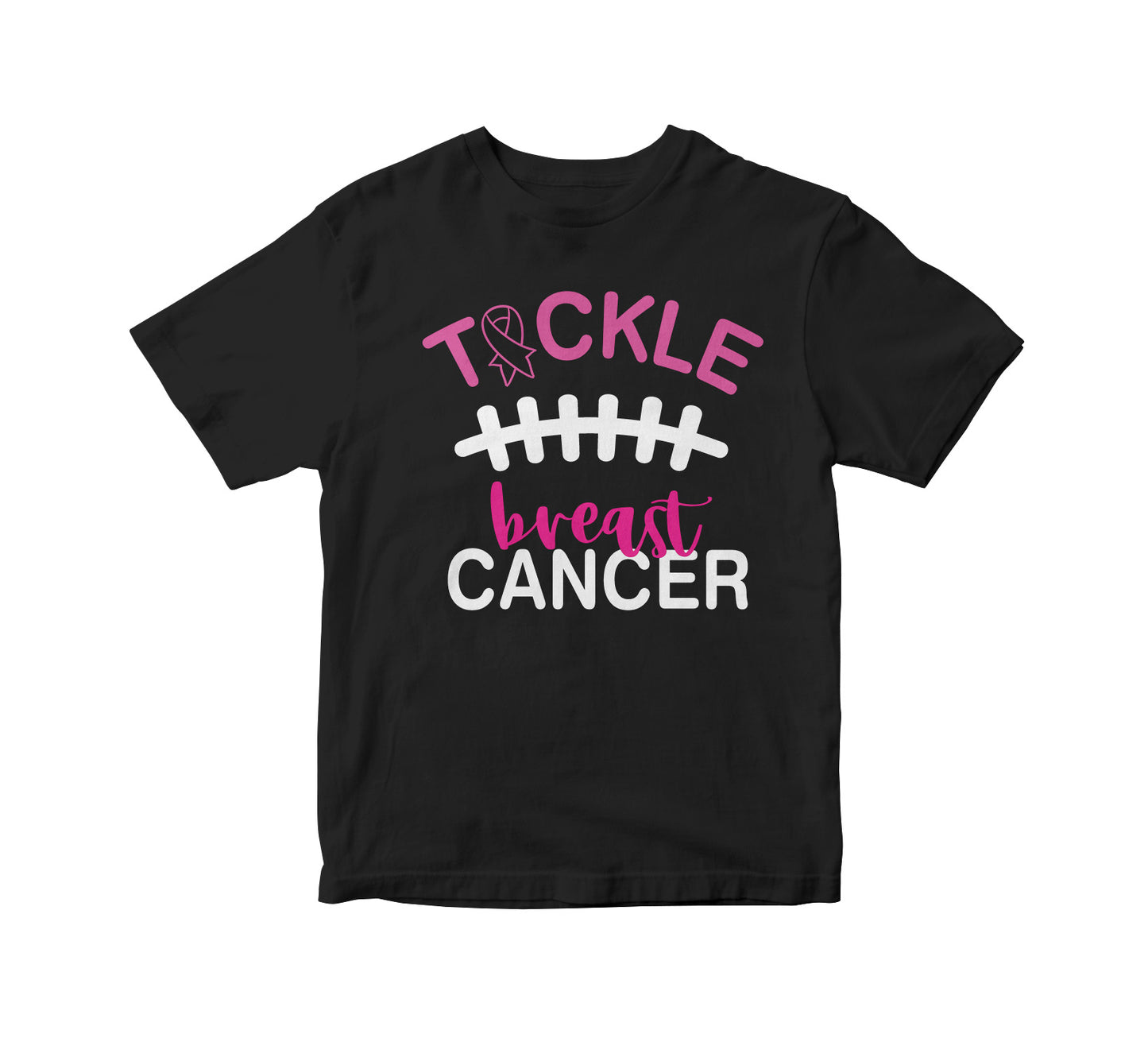 Tackle Breast Cancer Adult Unisex T-Shirt