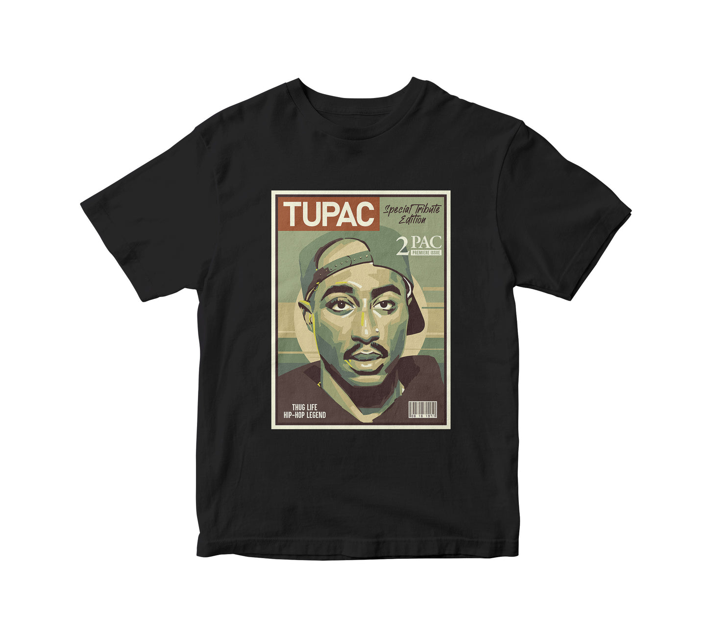 Pac Legend Tribute Adult Unisex T-Shirt