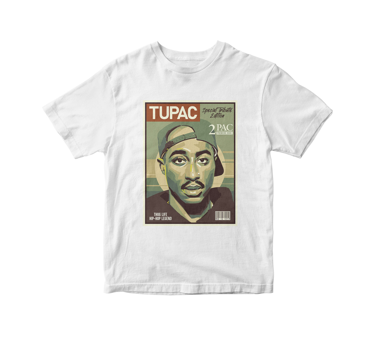 Pac Legend Tribute Adult Unisex T-Shirt