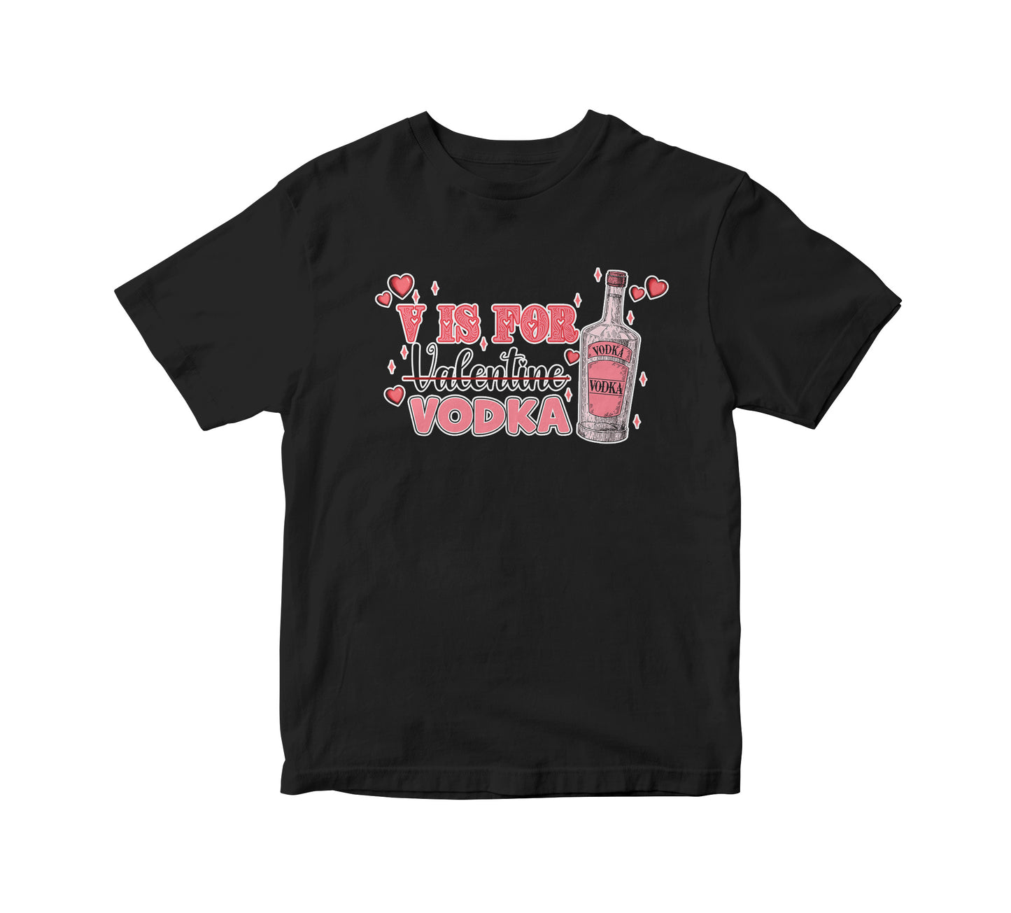 V is Vodka Adult Unisex T-Shirt
